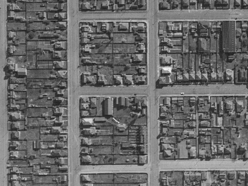 12 Battersea Street from the air, 1940-1944