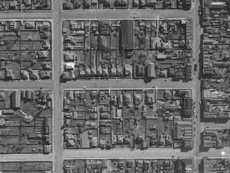 40 Battersea Street from the air, 1940-1944