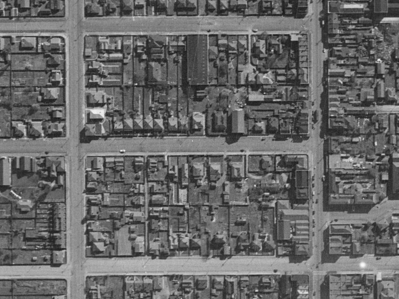46 Battersea Street from the air, 1940-1944