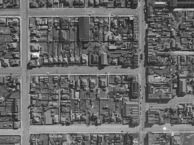 48 Battersea Street from the air, 1940-1944