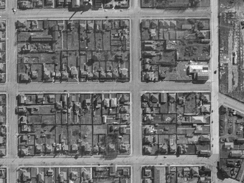 69 Brisbane Street from the air, 1940-1944