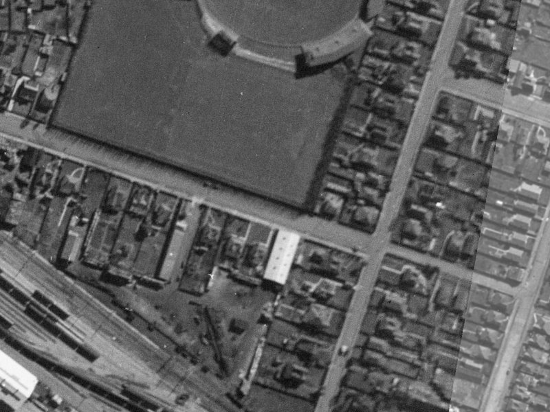 50 Lismore Street from the air, 1940-1944