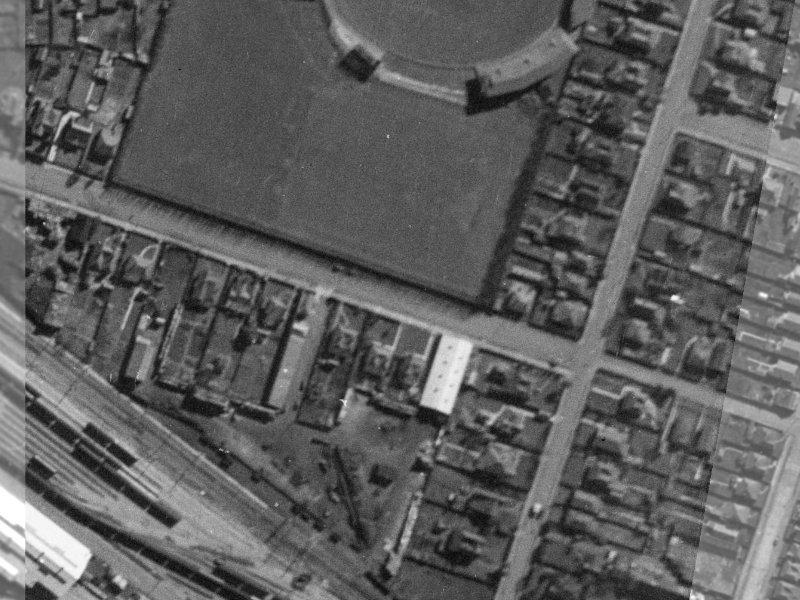 56 Lismore Street from the air, 1940-1944