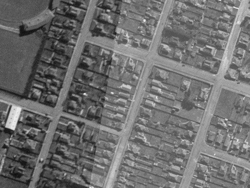 43 Barbour Street from the air, 1940-1944