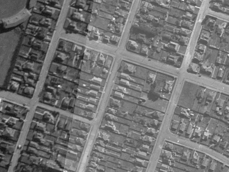 48 Barbour Street from the air, 1940-1944