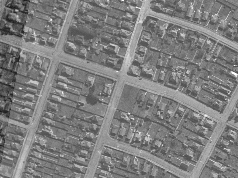 46 Grafton Street from the air, 1940-1944