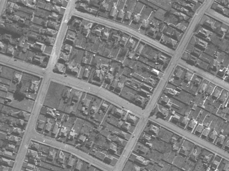 59 Charles Street from the air, 1940-1944