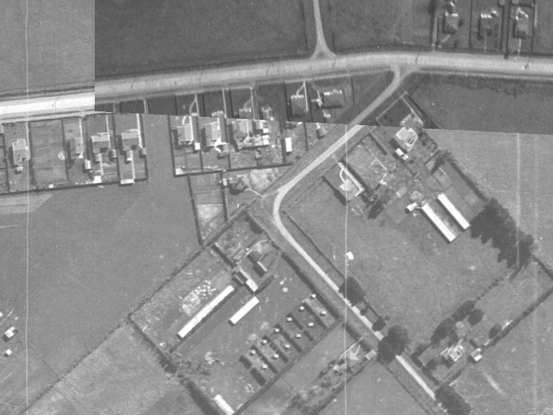 11 Neill Street from the air, 1940-1944