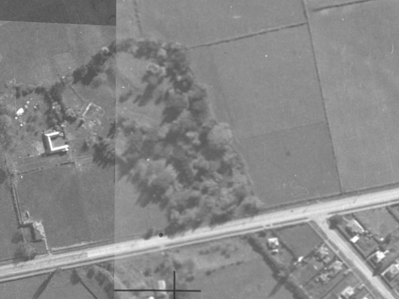 8 Woodcote Avenue from the air, 1940-1944