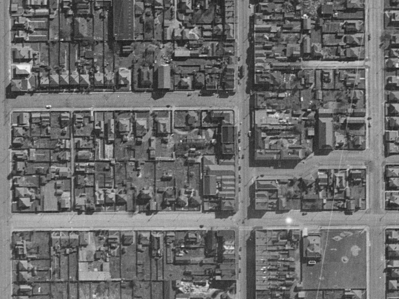 12 Dewsbury Lane from the air, 1940-1944