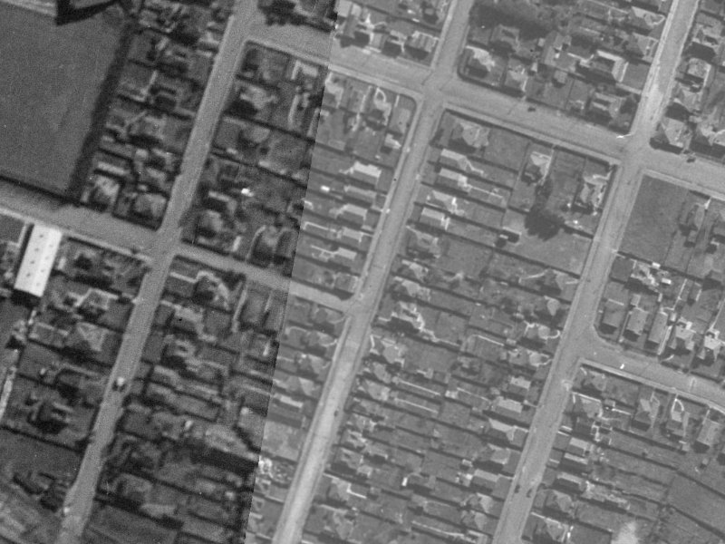 38 Barbour Street from the air, 1940-1944