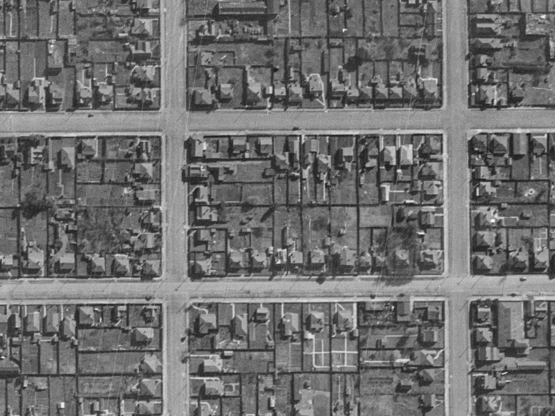 62 Gasson Street from the air, 1940-1944