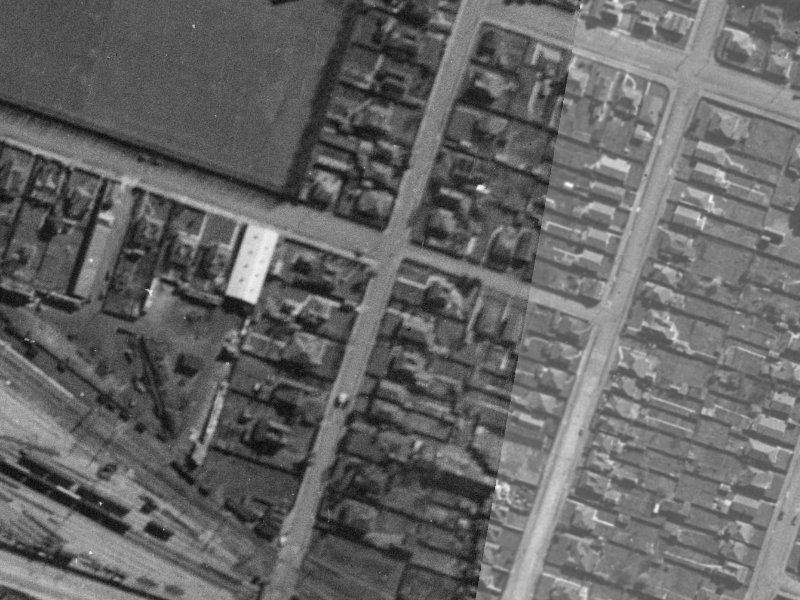 386 Wilsons Rd North from the air, 1940-1944