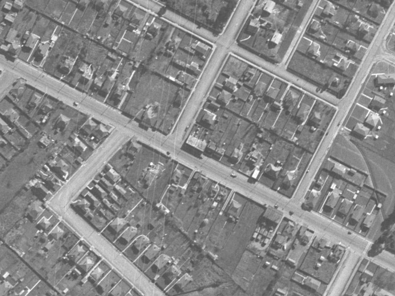 459E Ferry Road from the air, 1940-1944