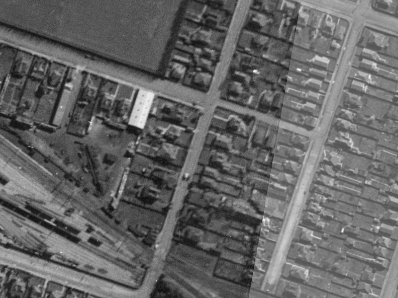Wilsons Road North from the air, 1940-1944