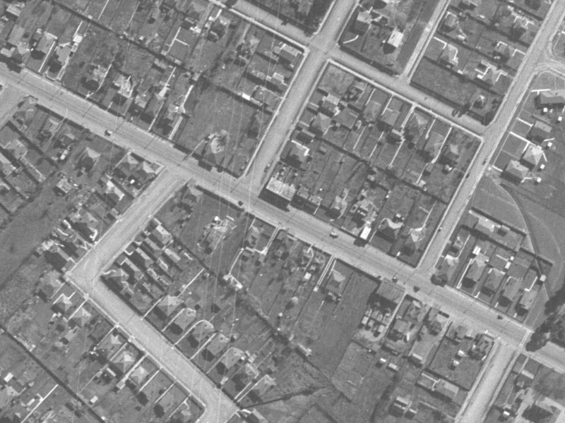 457 Ferry Road from the air, 1940-1944