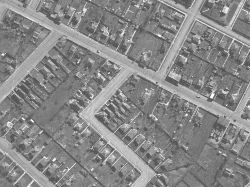 7 Dampier Street from the air, 1940-1944