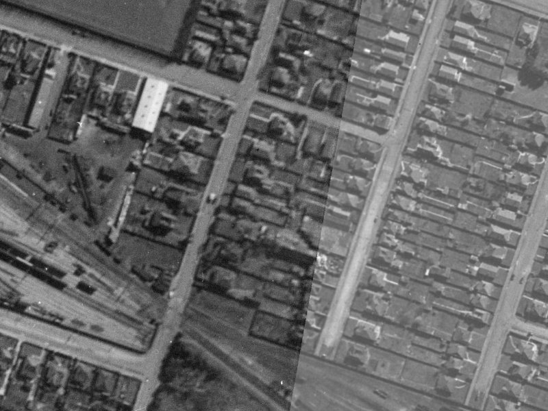 378 Wilsons Road from the air, 1940-1944