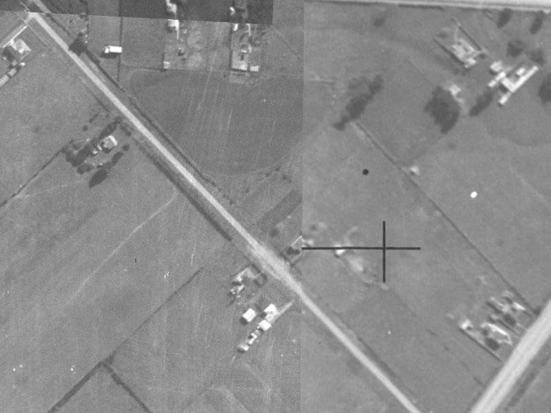 25A Garvins Road from the air, 1940-1944