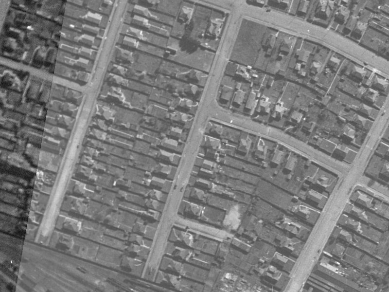 28 Grafton Street from the air, 1940-1944