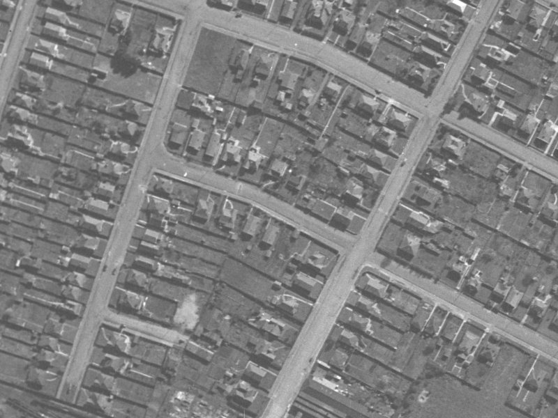 20A Laurence Street from the air, 1940-1944