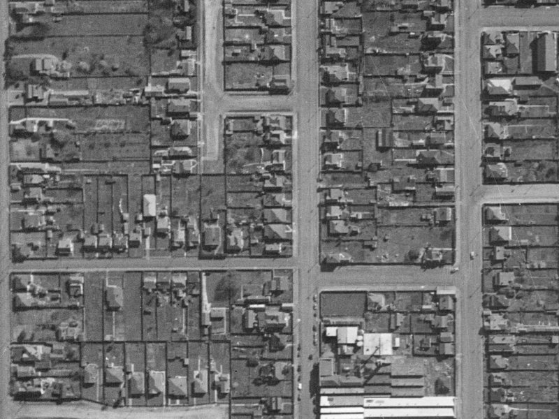 53B Montreal Street from the air, 1940-1944