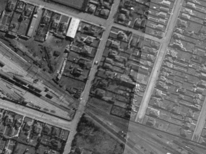 376A Wilsons Road North from the air, 1940-1944