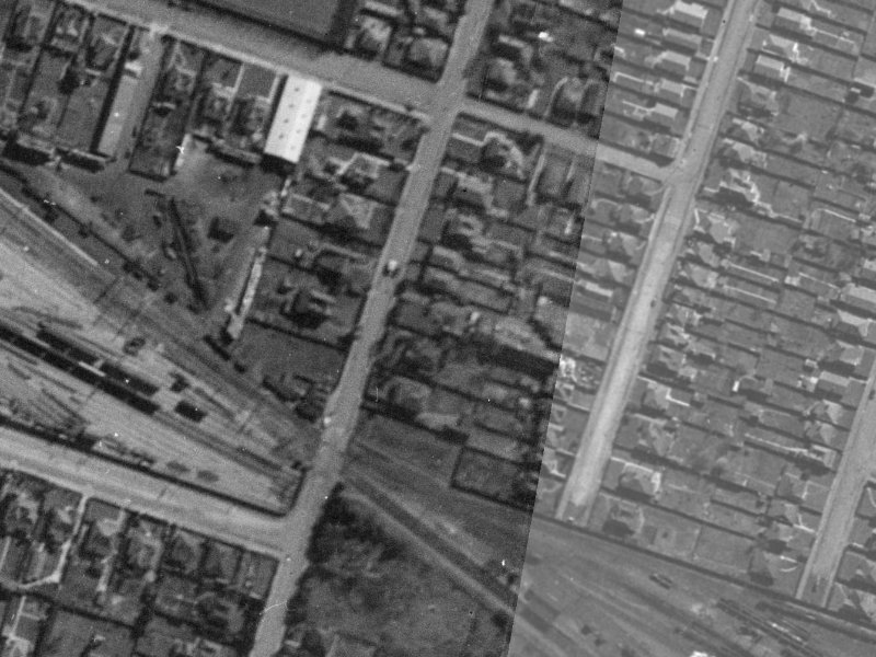 376 Wilsons Road from the air, 1940-1944