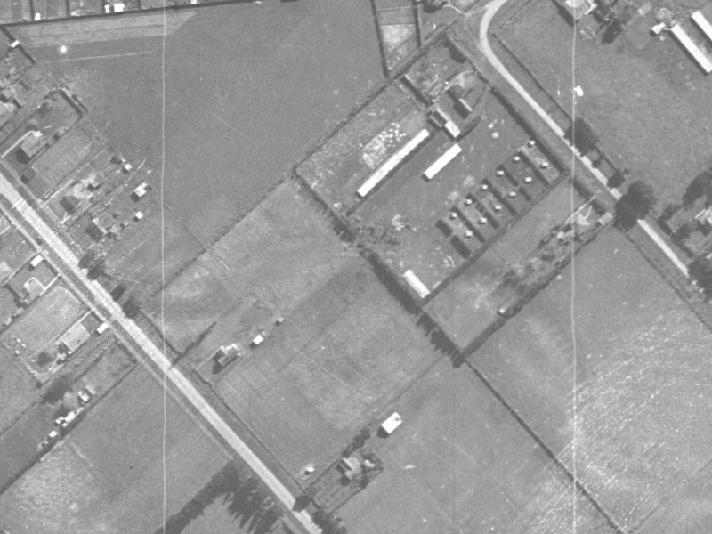 14 Oakhampton Street from the air, 1940-1944