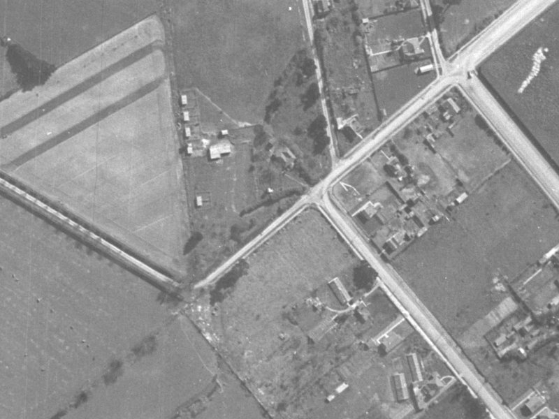 10 Halls Place from the air, 1940-1944