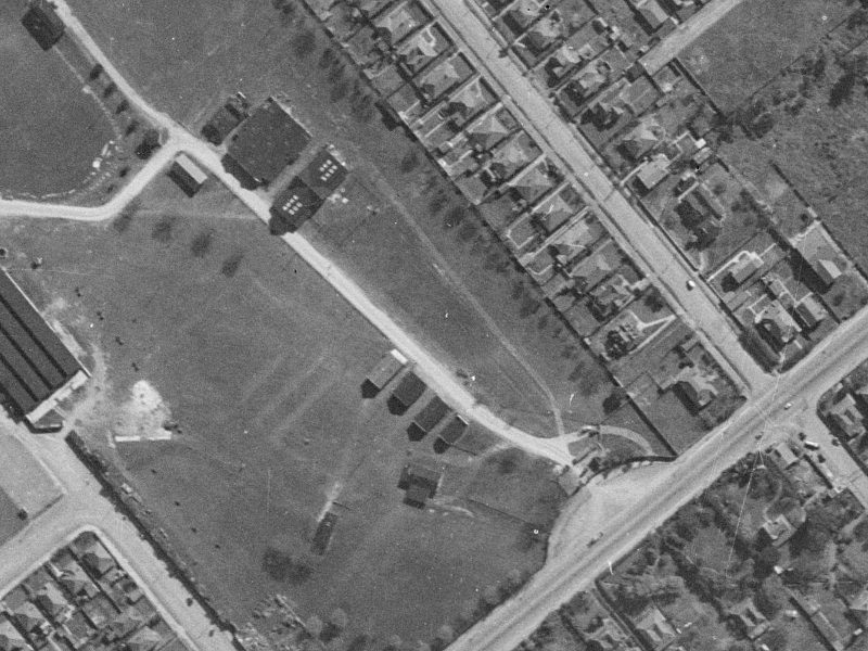 28 Parade Court from the air, 1940-1944