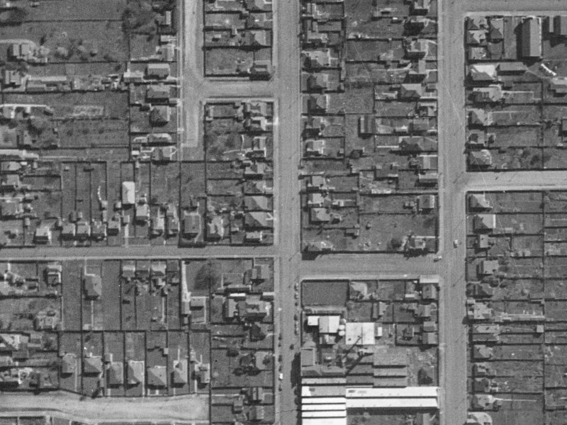 52 Montreal Street from the air, 1940-1944