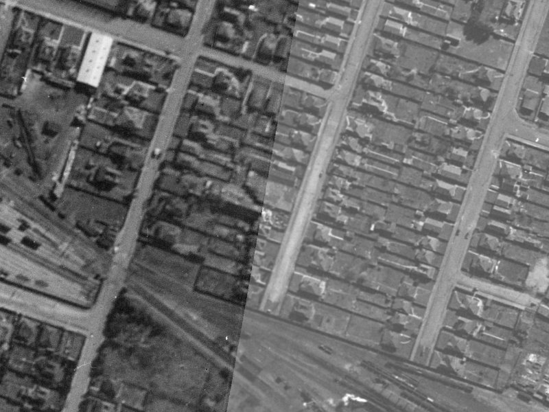 15 Barbour Street from the air, 1940-1944