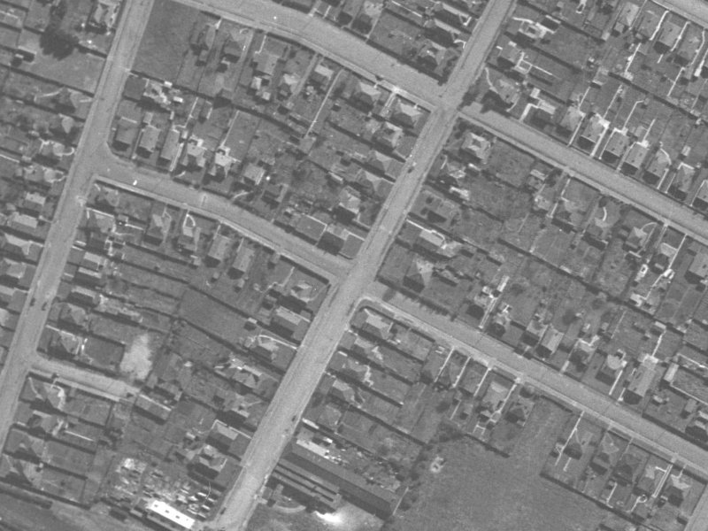 53 Osborne Street from the air, 1940-1944