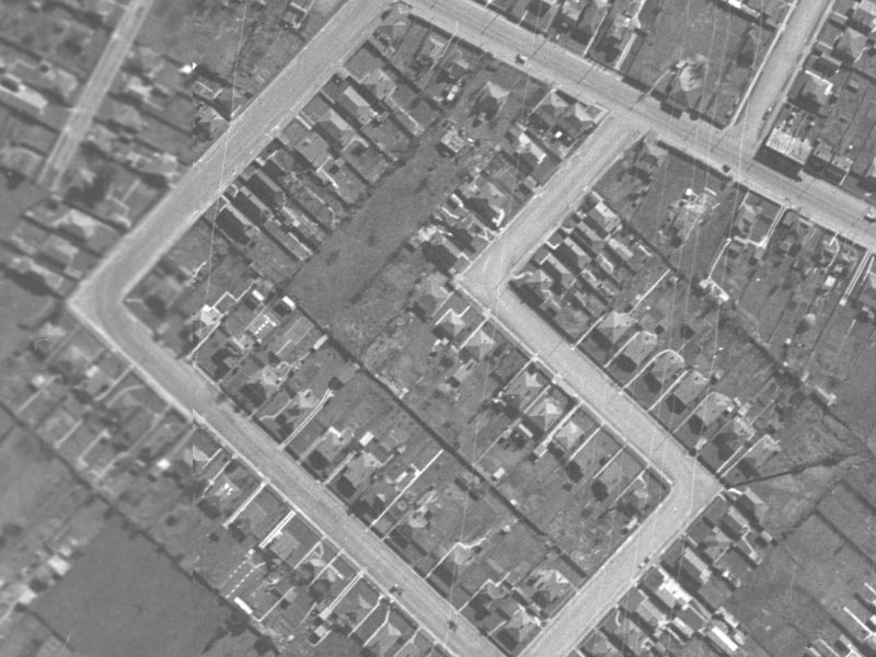 20 Dampier Street from the air, 1940-1944