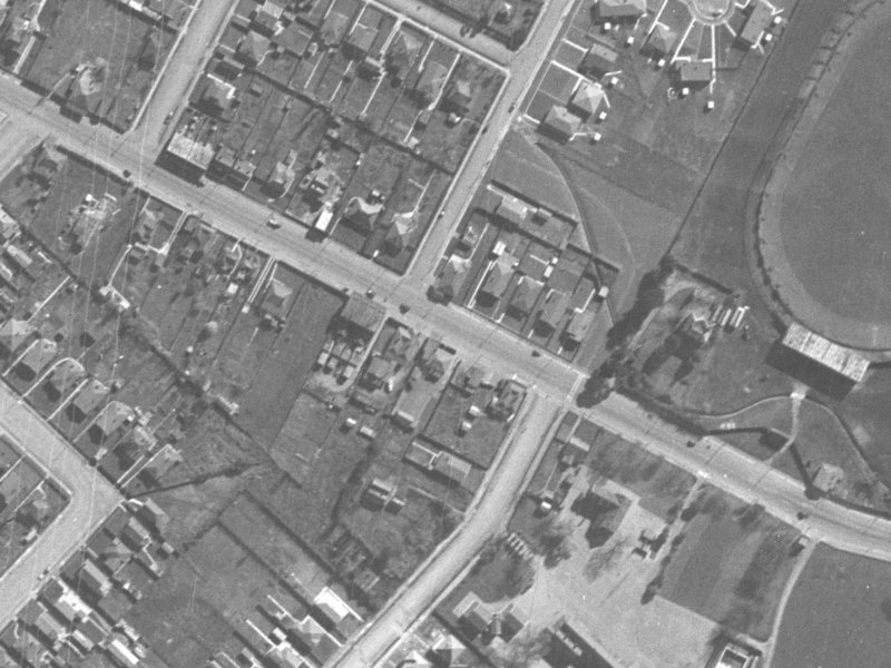 462 Ferry Road from the air, 1940-1944