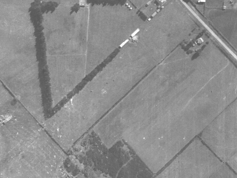 13A Dickson Crescent from the air, 1940-1944