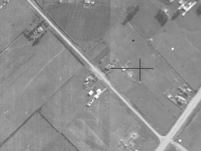 28A Garvins Road from the air, 1940-1944