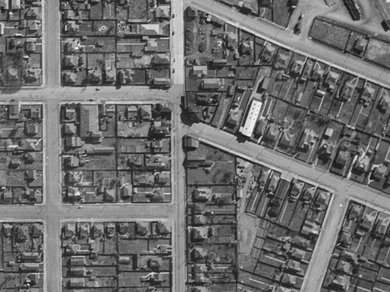 206 Waltham Road from the air, 1940-1944