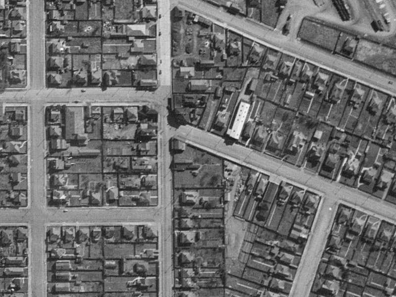 206 Waltham Road from the air, 1940-1944