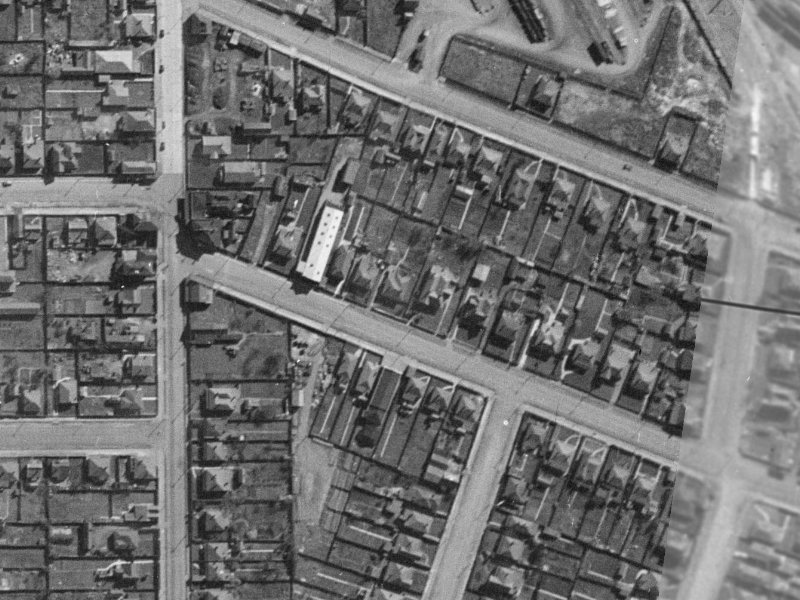 21 Shakespeare Road from the air, 1940-1944