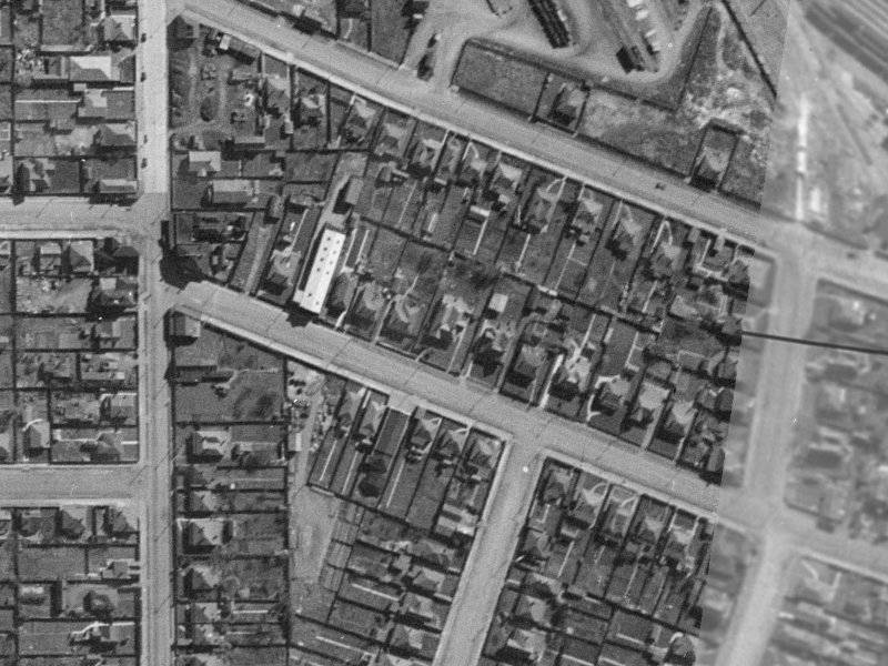 25 Shakespeare Road from the air, 1940-1944