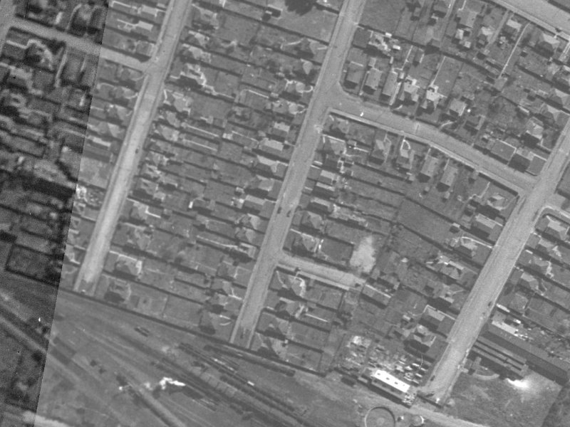 16 Grafton Street from the air, 1940-1944