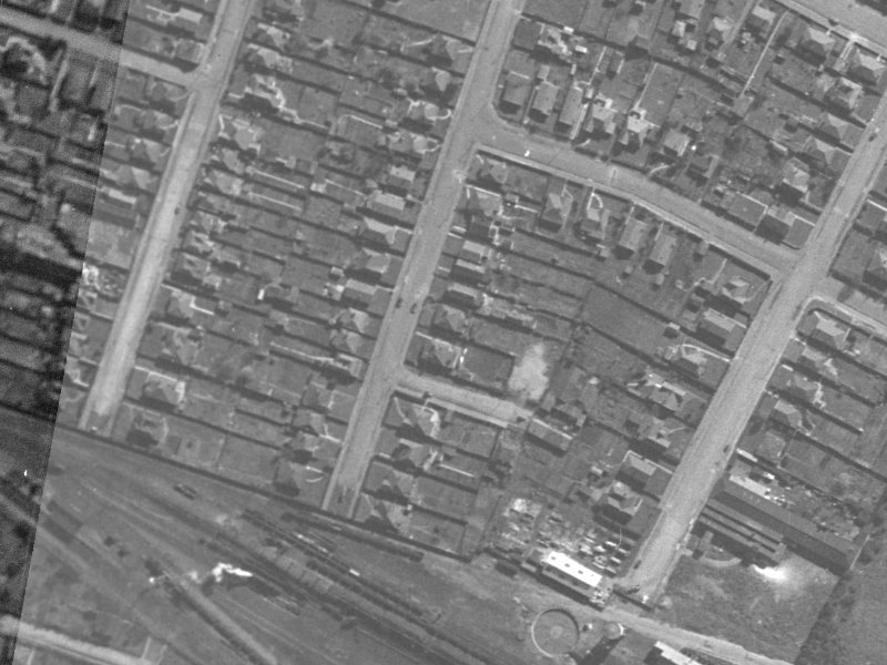 14 Grafton Street from the air, 1940-1944