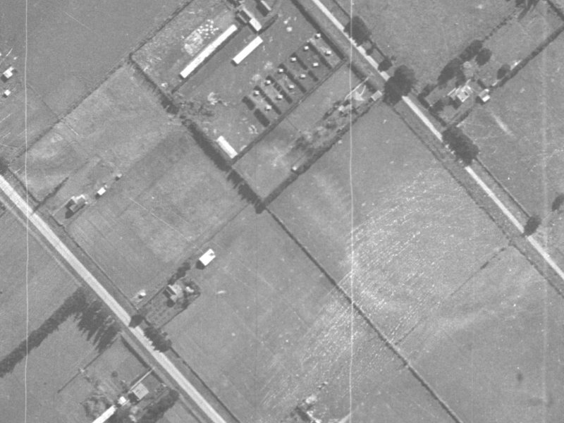 39A Oakhampton Street from the air, 1940-1944