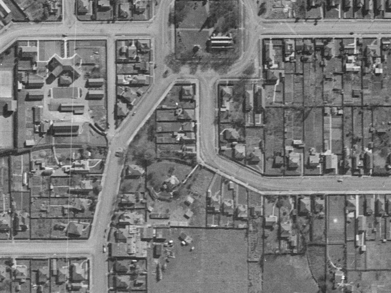 14 Ward Street from the air, 1940-1944