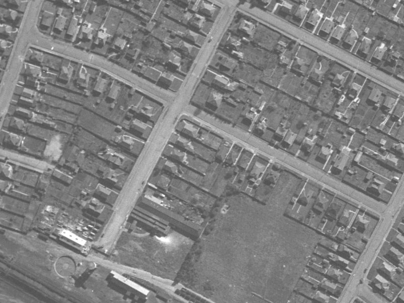 26 Osborne Street from the air, 1940-1944