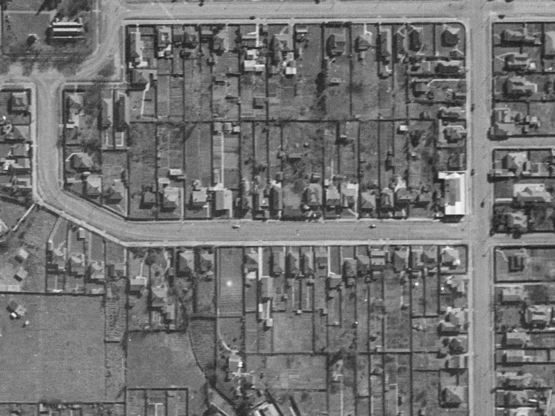 45 Ward Street from the air, 1940-1944