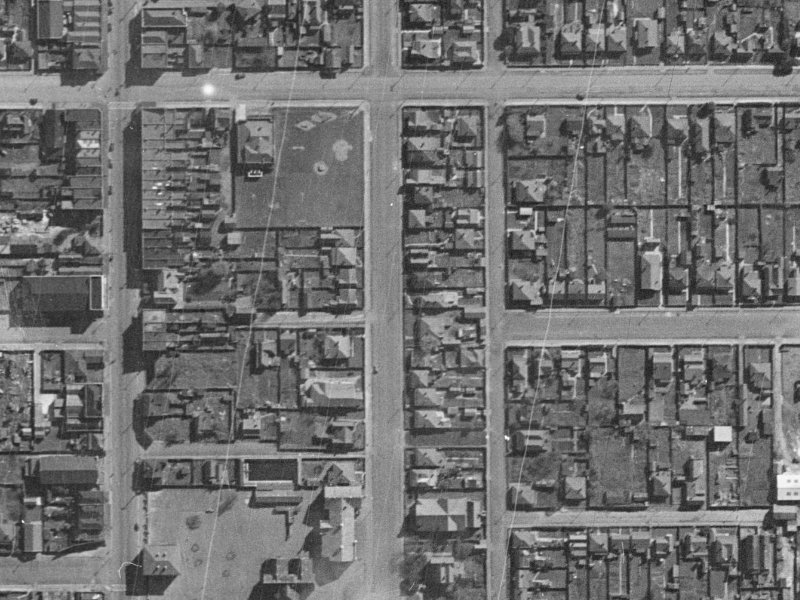 36 Buchan Street from the air, 1940-1944