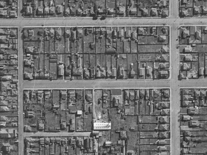 17 Coleridge Street from the air, 1940-1944